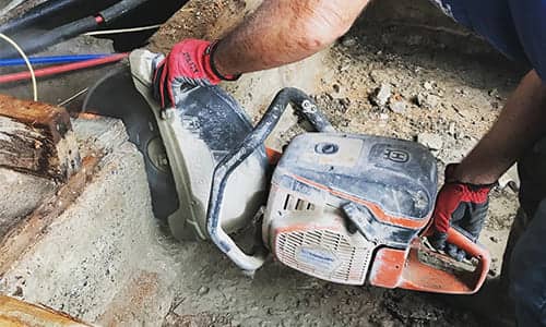 concrete hand sawing